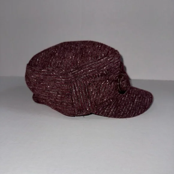 Burgundy Newsboy Cap - Picture 1 of 3